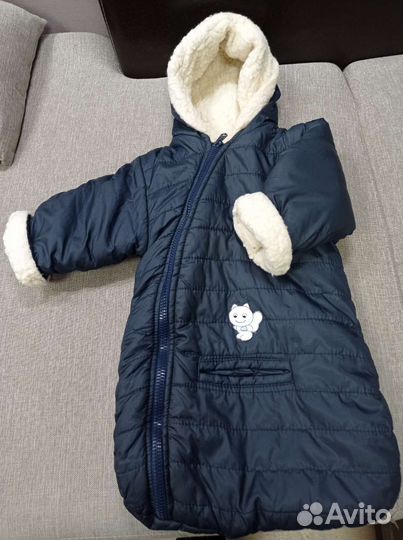 Конверт в коляску на овчине