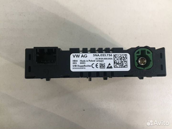 Разъем USB AUX Volkswagen Taos 2020