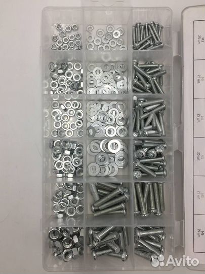 Набор машинных гаек и болтов 420 предметов