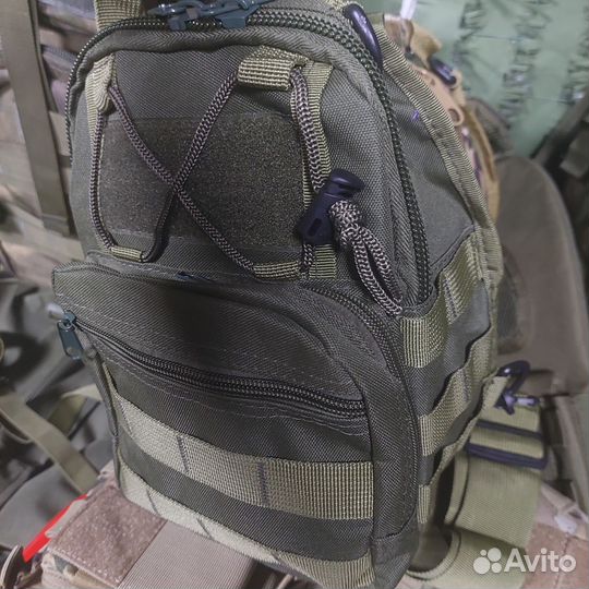 Сумка через плечо тактическая военная