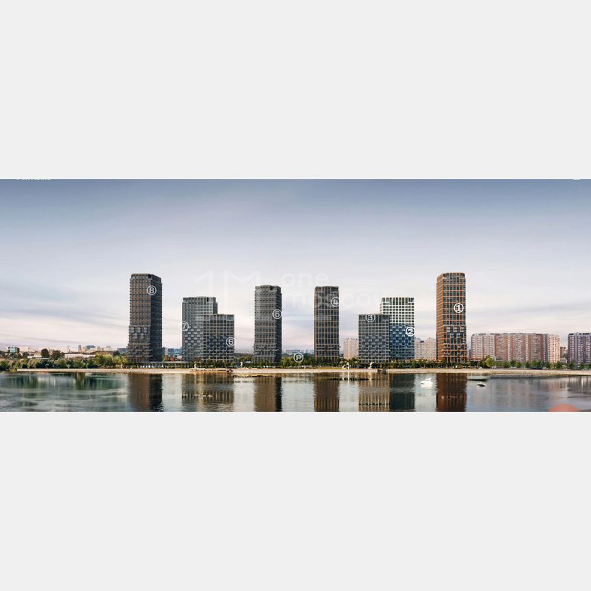 2-к. квартира, 70,5 м², 8/22 эт.