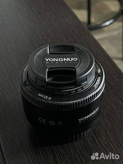 Объектив yongnuo 50mm f1 8