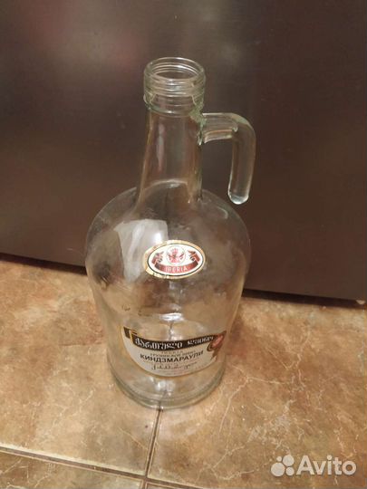 Бутылка стеклянная