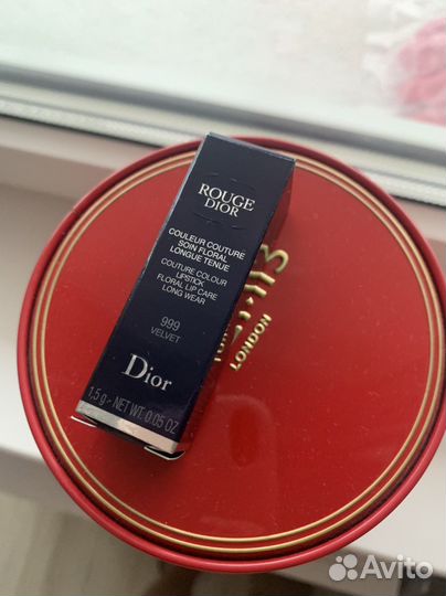 Помада Dior Rouge Velvet 999