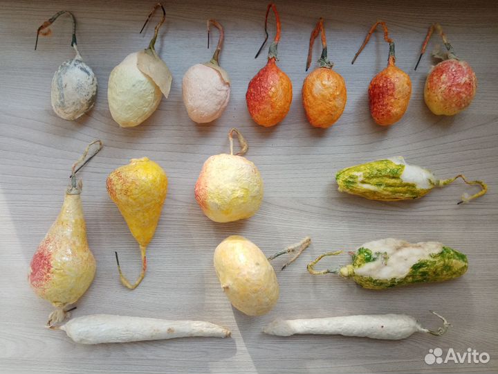 Ватные ёлочные игрушки СССР, сарат.артель «Игрушка