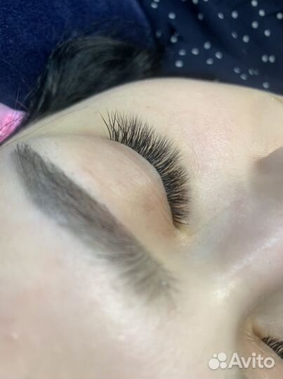 Наращивание ресниц на дому