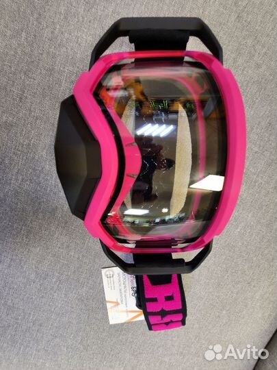 Мотоочки зимние RSX Blizzard Winter черный/розовый