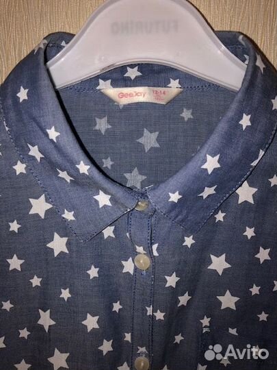 Рубашка для девочки 12-14 лет (158-164)