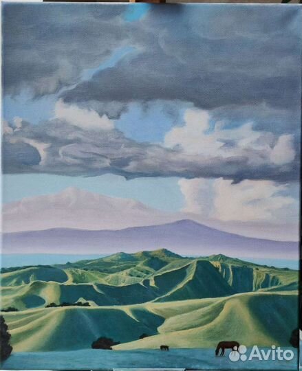 Картина маслом на холсте, 38х46см