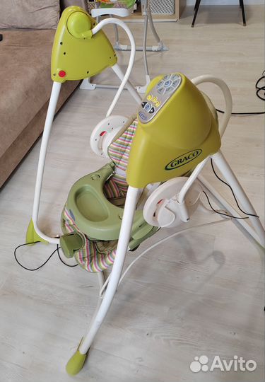 Детские электронные качели graco