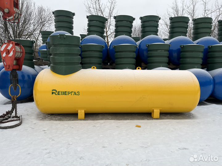 Монтаж газгольдера «Ревергаз» напрямую с завода