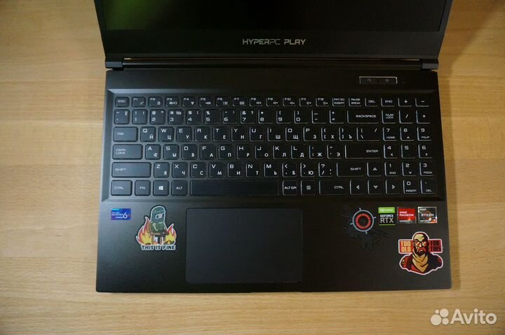 Игровой ноутбук HyperPC Play 15 - R7 5800 RTX3060