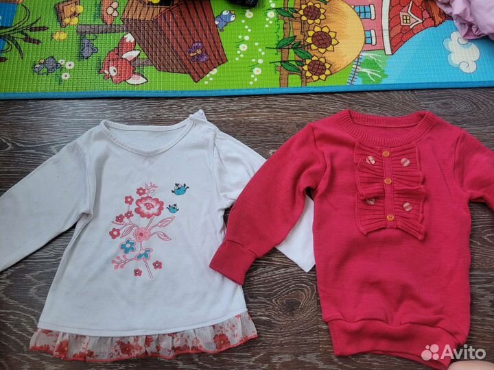 Вещи пакетом на девочку 86 92