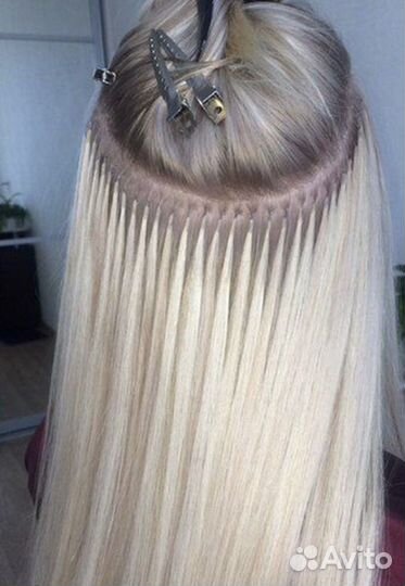 Наращивание волос и окрашивание