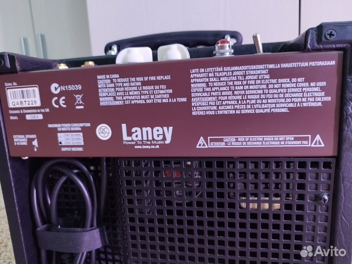 Laney Cub 8 ламповый комбоусилитель