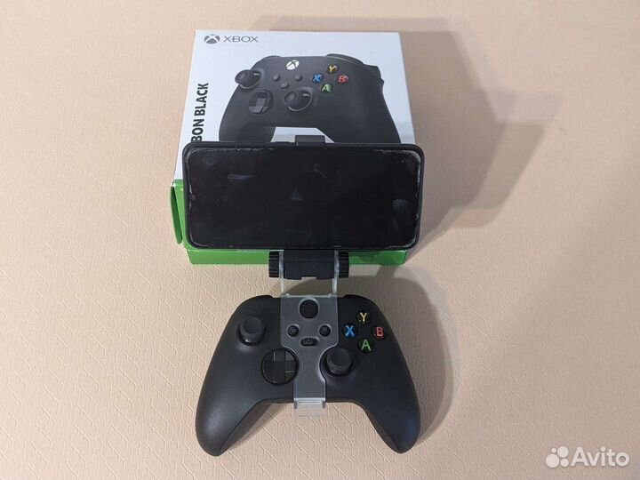 Геймпад Xbox Microsoft + крепление для телефона