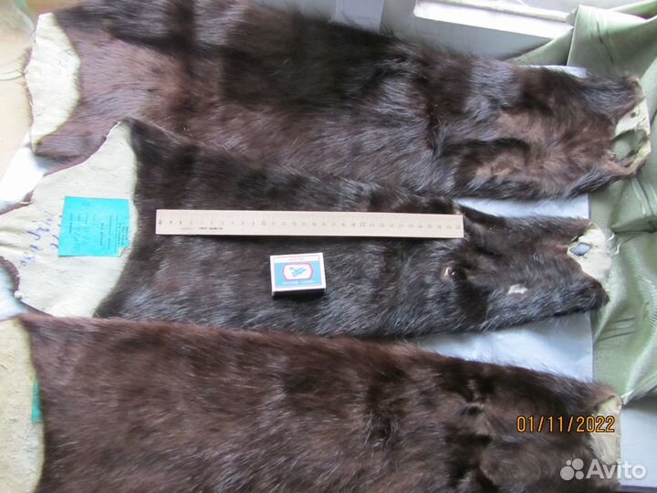 Воротники новые меховые,шкурки нутрии