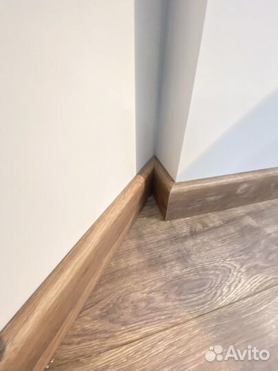 Монтаж Европлинтус Плинтус мдф Дюрополимер