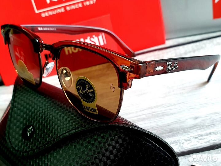 Солнцезащитные очки Ray Ban Clubmaster разные