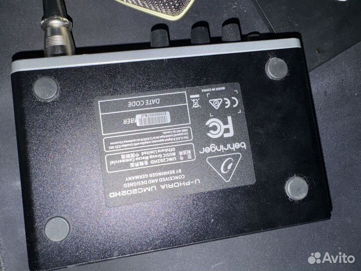 Звуковая карта behringer umc202hd