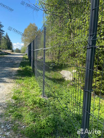 Забор из сетки 3D Гиттер 5 мм