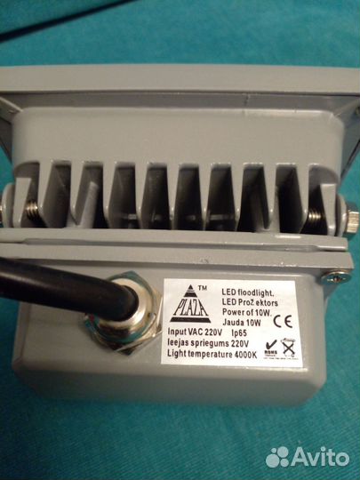 Прожектор LED 10W, IP 65, 4000k