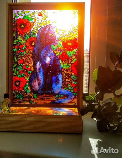 Витражная роспись, картина, панно 