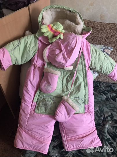 Зимний комбинезон для девочки