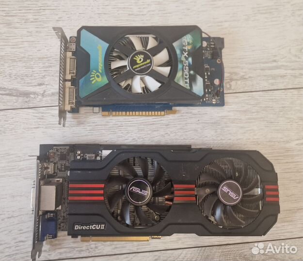 Nvidia Geforce GTX 550Ti и GTX 650 1Gb DDR5
