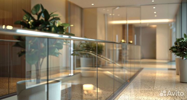 Лестница на металлокаркасе