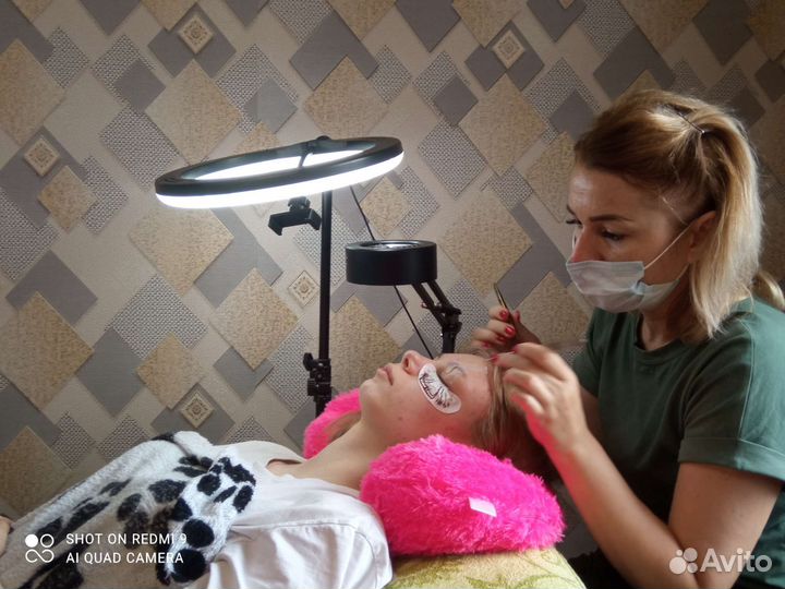 Обучение наращиванию ресниц