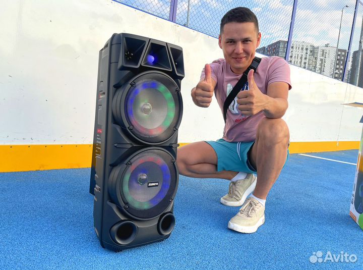 Портативная музыкальная блютуз колонка