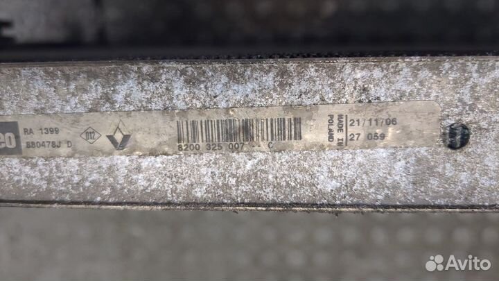 Радиатор охлаждения двигателя Renault Scenic, 2007