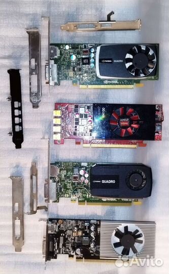 Профессиональные видеокарты Nvidia Quadro AMD Pro