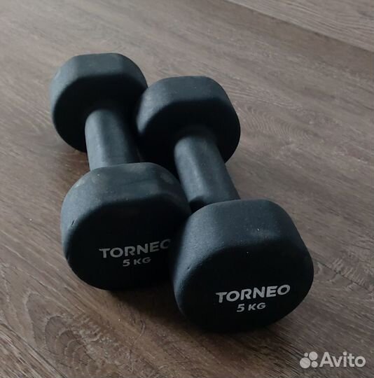 Гантели torneo 10 кг