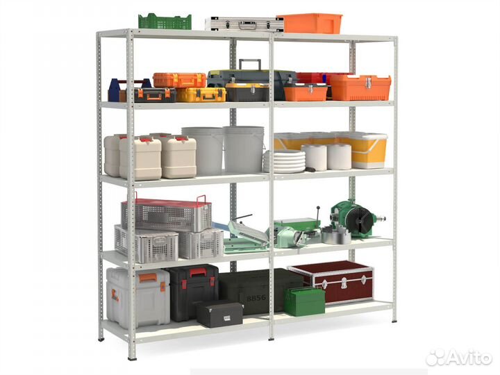 Стеллажи металлические в ассортименте