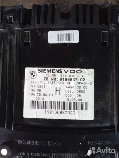 Панель приборов BMW 3 бмв 3