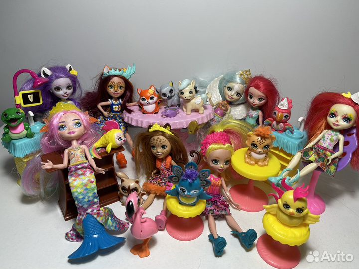 Куклы энчантималс с питомцами
