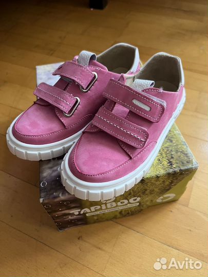 Кеды для девочки натуральная кожа, р.30