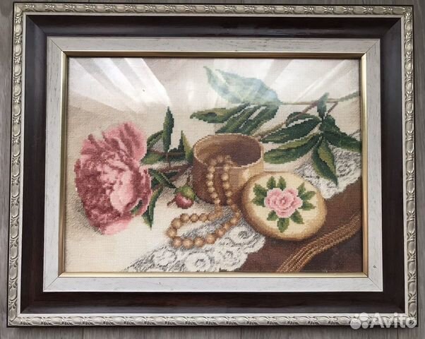 Картина вышитая крестом