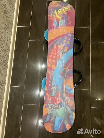Сноуборд детский с креплением 120см