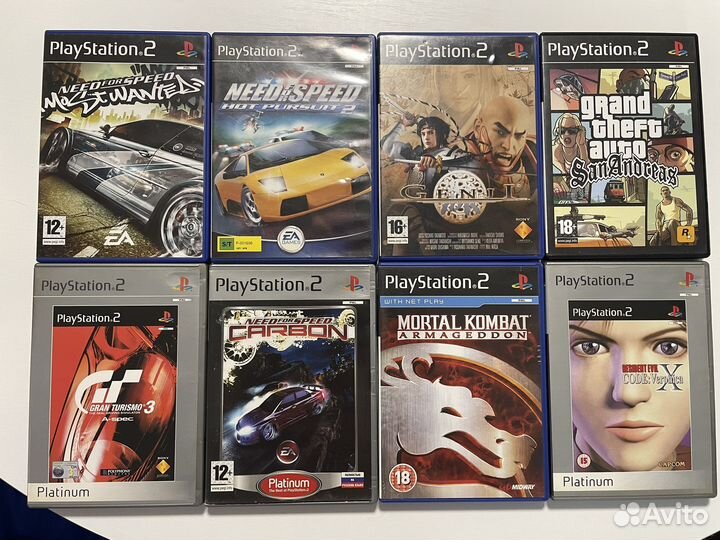 Диски на ps2 оригинал / лицензия