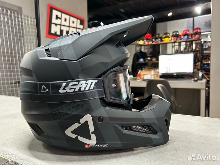 Шлем кроссовый Leatt 3.5 Helmet Kit, Black (MX24)