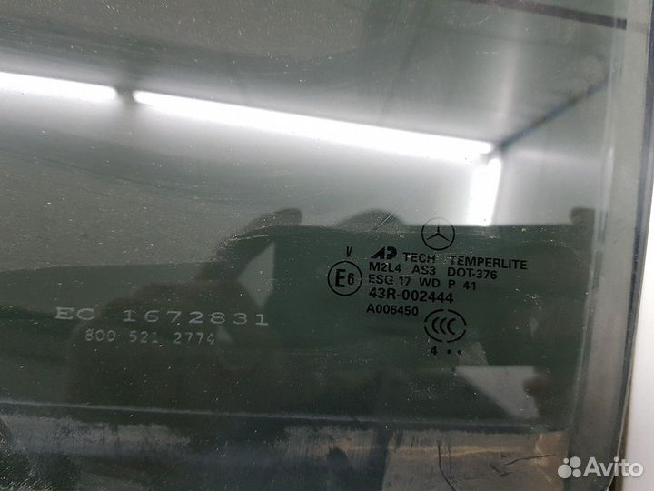 Стекло двери заднее левое (Mercedes-Benz M-class)