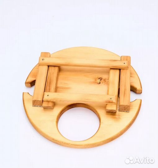 Винный столик из кедра 30 см