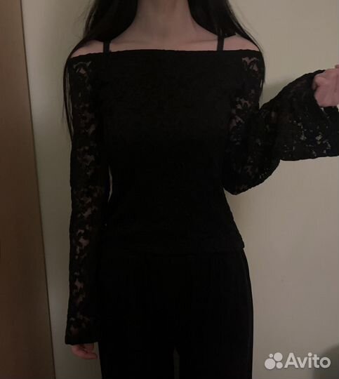 Топ кружевной