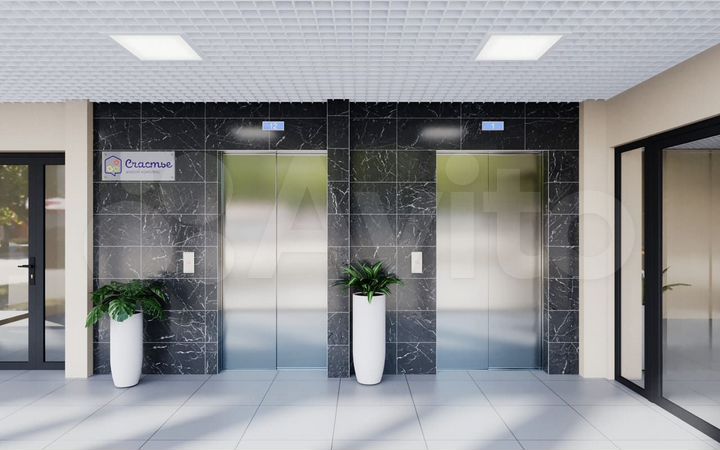 2-к. квартира, 55,4 м², 18/25 эт.