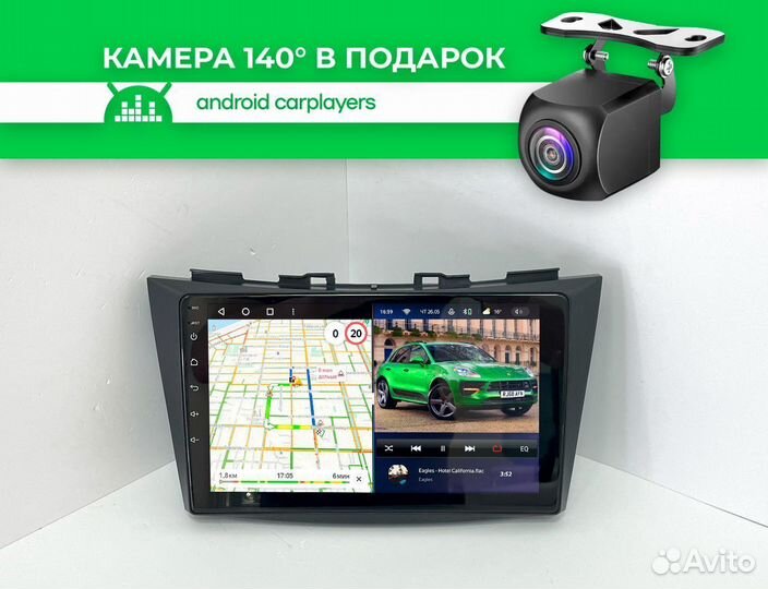 Магнитола android 4.32 Suzuki Swift 2 2011-2017