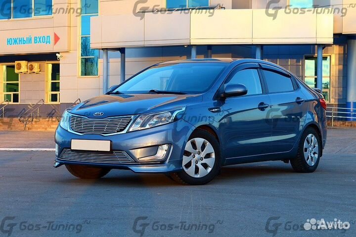 Накладка переднего бампера для Kia Rio 3