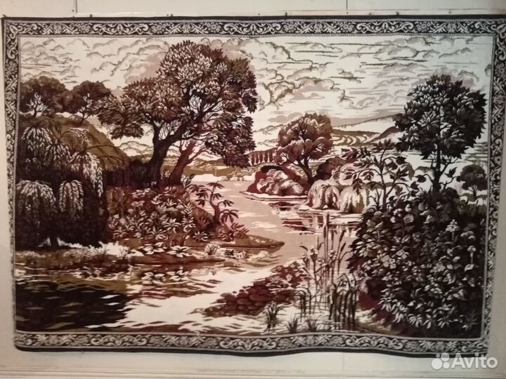 Ковёр-картина шерстяной ретро